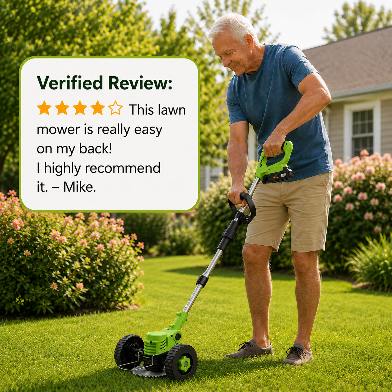 3-in-1 Cordless String Trimmer, Edger & Mini Mower