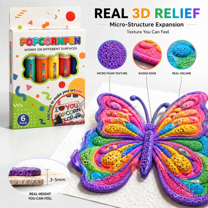 3D Relief Art Pen – Turn Flat Drawings Into Touchable 3D Art